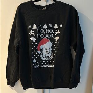 Black Hodor Christmas Sweater